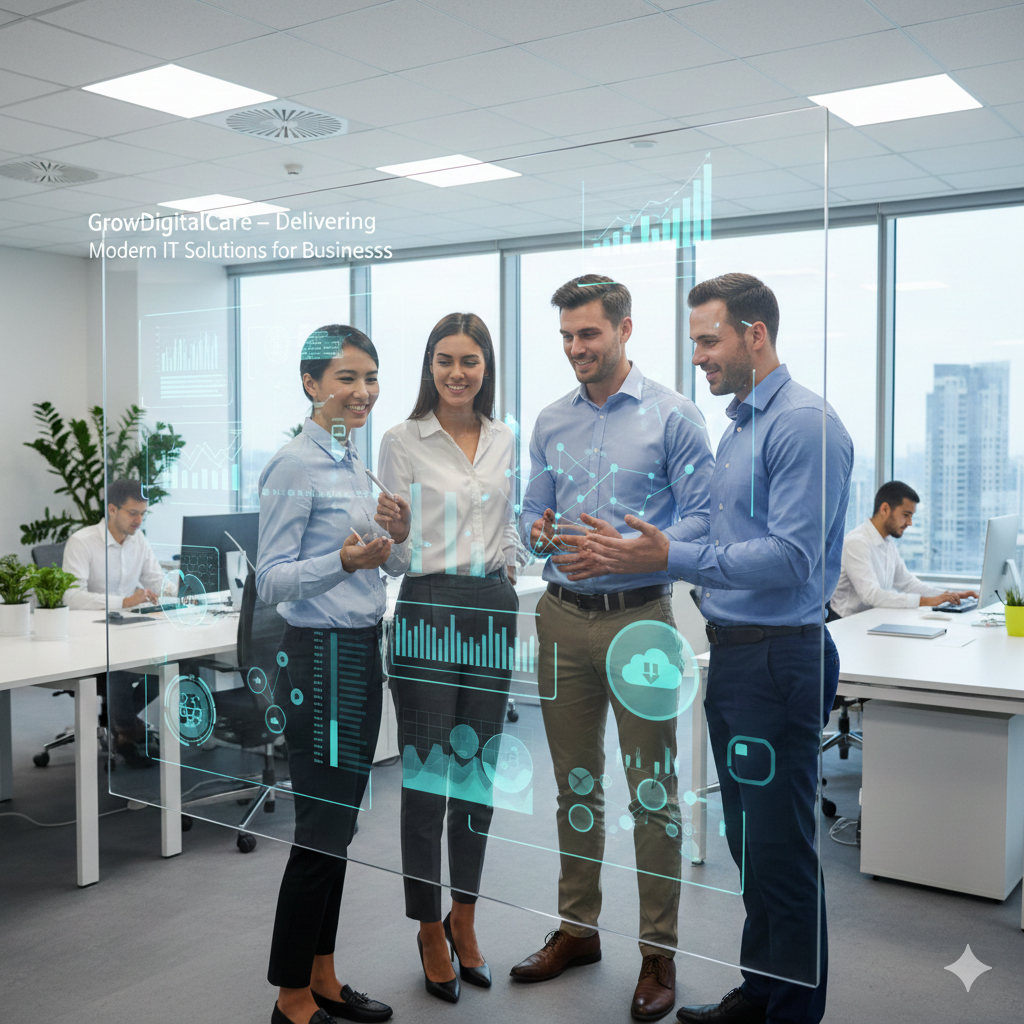 GrowDigitalCare – Delivering Modern IT Solutions for Businesses